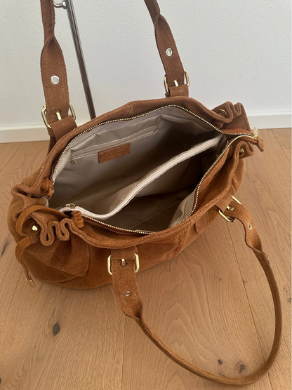 Sac à main Chiara XXL suédé véritable