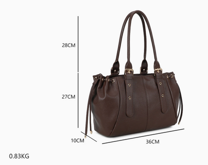Sac à main pour les cours Cassia XXL, chocolat