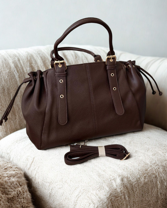 Sac à main pour les cours Cassia XXL, chocolat